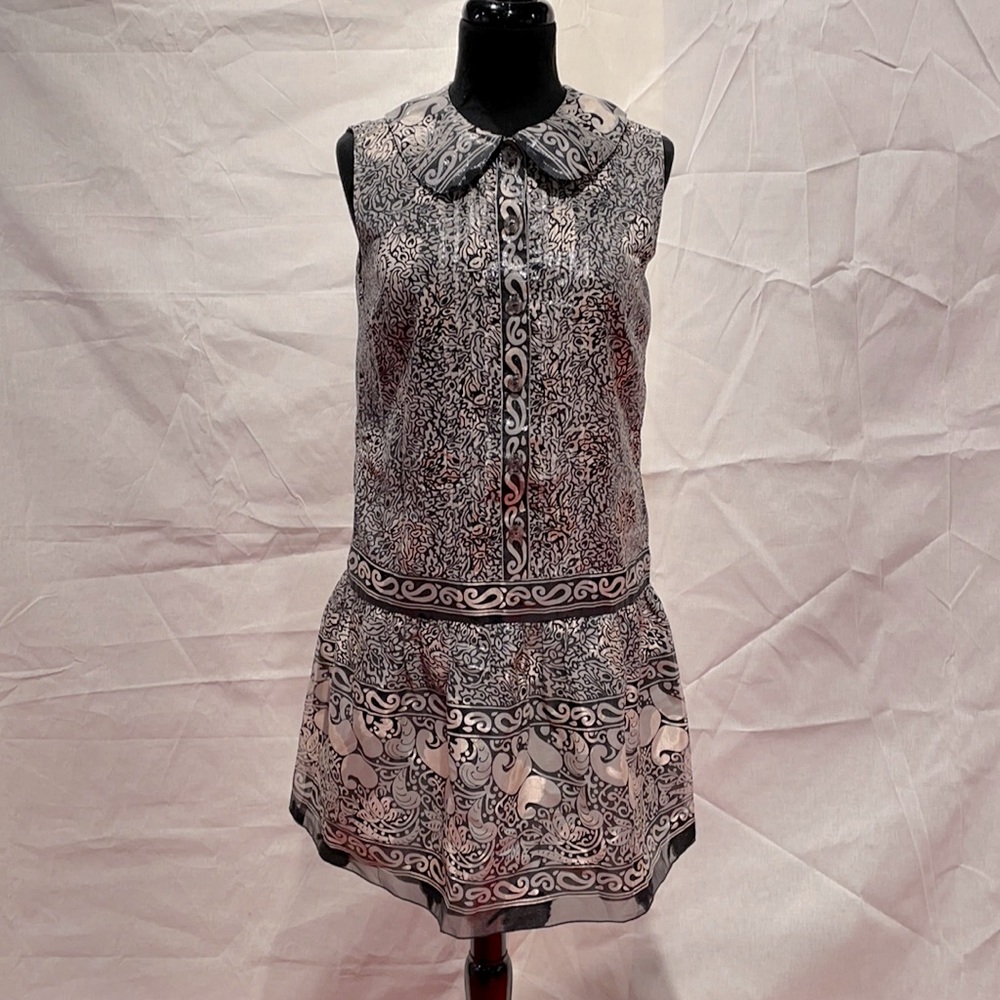 Collared mod shift dress
